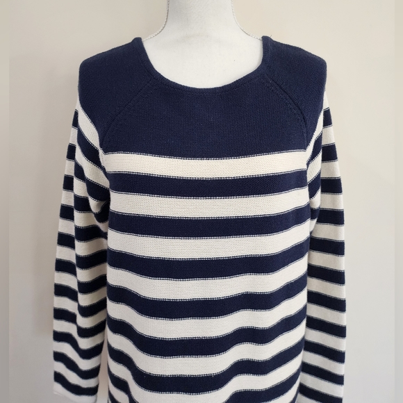 Free People Beach Renegade Tunic | Navy White Stripe | M - Picture 4 of 5